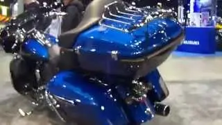 2014  CVO Ultra Limited  Jupiter Blue and Wicked Sapphire with Dragontail Graphics