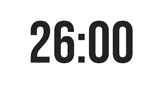 26 MINUTE TIMER - COUNTDOWN TIMER (MINIMAL)