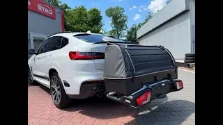 Thule BackSpace XT - składany bagażnik na hak holowniczy