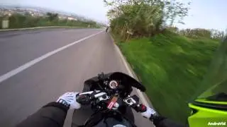 Yamaha TZR 50cc 2015. Gopro HERO 4