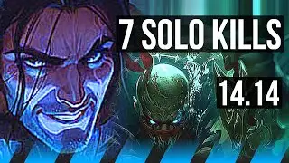 SYLAS vs PYKE (MID) | 7 solo kills, 66% winrate, Godlike | NA Master | 14.14