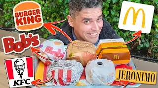 OS MAIS PEDIDOS -  BK, McDonald's, Bob's, KFC e Jeronimo
