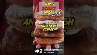 Top 5 Donut Shops in the US - National Donut Day #donuts #delicious #sweets