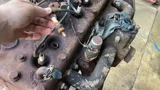 Rusty spark plug