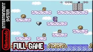 Moai Kun - Full Game 100% Walkthrough (NES)