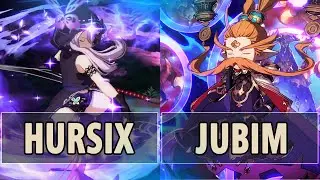 GBVSR: Hursix (Narmaya) Vs EGO|Jubim (Anre) | High Level Gameplay.