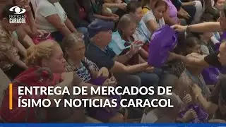 370 mercados fueron entregados por &Iacute;simo y Noticias Caracol en Medell&iacute;n
