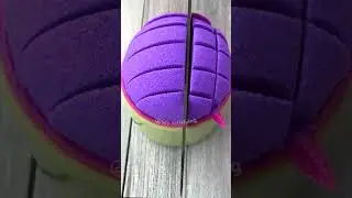 #Shorts Kinetic Sand Changing Colors | Say Satisfying 133