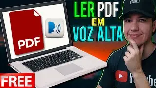 Como LER PDF em VOZ ALTA no PC Gr&aacute;tis