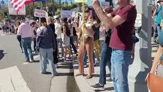 No Kings Rally at Abbott Kinney and Venice Blvd. Los Angeles,  California 10.18.25 part 2