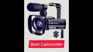 Un Boxing Video Camera Camcorder 2.7K Ultra HD YouTube Vlogging Camera 36 MP IR Night Vision
