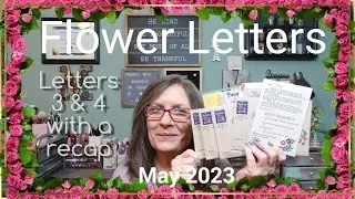 Flower Letters ~ Lily Clara Collection ~ Reading/Review ~ Letters #3 and #4 ~ May 2023