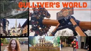 Gulliver's world/ Milton Keynes/ scary rides/ Halloween setup/ vlog