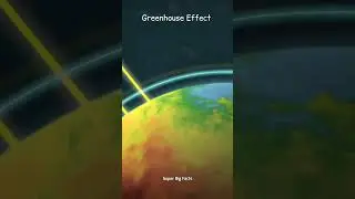 3D representation of Green House Effect 🤯 || #shorts #greenhouseeffect #youtubeshorts #facts
