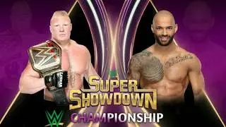 Wwe Super showdown 2020 official Match card