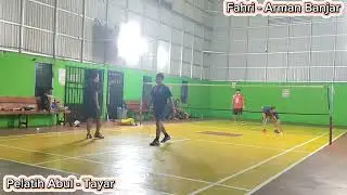 Saling Adu Balas Smash || Pelatih Abul - Tayar vs Fahri - Arman Banjar @PBMUNGKUR