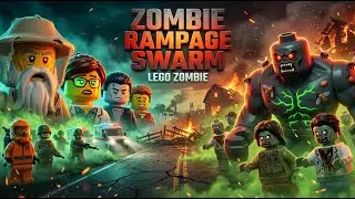 Zombie Rampage: Swarm EP 8 | LEGO Zombie 3D Animation