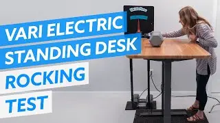 WobbleMeter: Rocking Deflection Stability Tests For Vari Electric Standing Desk 48x30