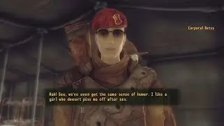 Female Courier eats out Corporal Betsy
