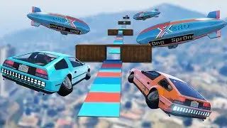 ERSTER Parkour mit FLIEGENDEM AUTO | GTA 5 Online