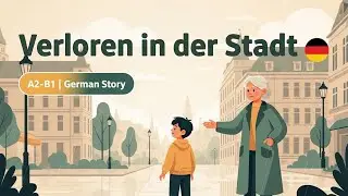 Lost in Munich 💔 | A German Learning Story (A2&ndash;B1) #deutsch #germanstory #learngerman