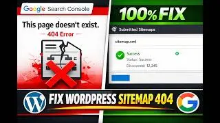 WordPress Sitemap 404 Error? Fix Yoast & Rank Math in 1 Click