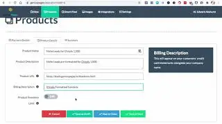 Creating a Product To Sell In Genius Pages