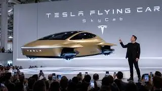 Elon Musk's First Prototype of Flying Tesla Robotaxi 