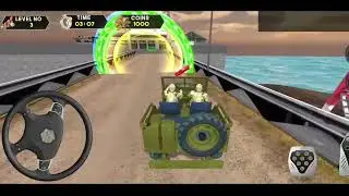 US army vehicle driving transporter Truck - Cargo Airplane Simulator 2021 - Android Gameplay