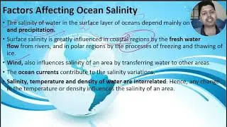 Geography Lecture 9  Salinity of Ocean  Halocline  Thermocline  Pycnocline  UPSC