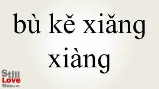 How to Say Unthinkable in Chinese