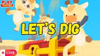 🔴 LIVE: FREE Baby Giraffe Costume, Forgotten Island  (Play Together Game)