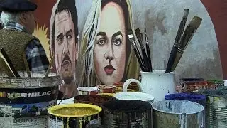 Greece's last film poster painter soldiers on