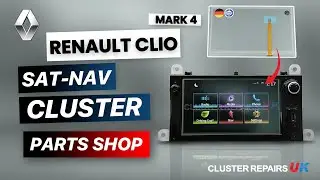 Renault Clio Sat Nav Touchscreen Faulty? Spare Parts & Tutorials, All Mk4 Models, 2012-2019 Fixed!!