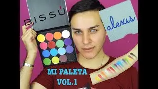 mi paleta con sombras de BISSU vol.1 / alexis jimenezvol.1 / alexis jimenez
