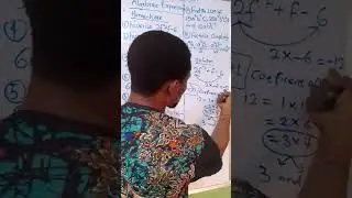 @Algebraic factorisation 1