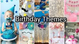 Unicorn & Cookie Monster Birthday Theme| One Year Baby Girl & Boys Birthday Decoration Ideas