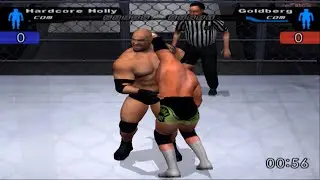 3 Stages Of Hell Match | Hardcore Holly Vs Goldberg | Walkthrough Gameplay