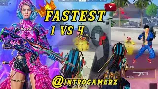 SCARFALL 2.0 🔥  FASTEST 1V4  PLAYERS 😈 #scarfall #1v4 #easyclutch #fastestplayerinindia 