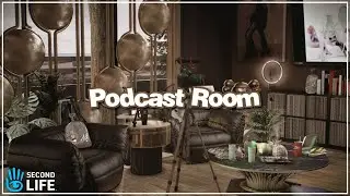 Decorate A Podcast Room With Me! | Second Life