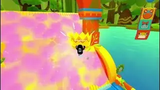 Victory in Lost Temple-Fall Guys, With @superago2012🤙(Video funny)