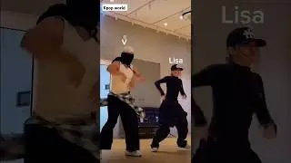 BTS v and BLACKPINK Lisa do it dence #lisa#v#blackpink#bts