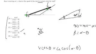 Using Limiting Cases (F=ma Exam 2017 #16)