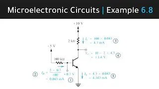 BJT Problems | Example 6.8 | Exercise 6.27
