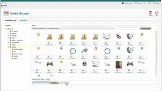 Step 1 Website - Upload file to Media Manager