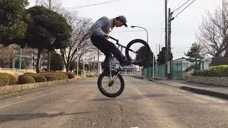 [Vol.14 / How To BMX Tricks] マニュアル180 