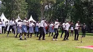 Kericho Township Secondary dance at Mashujaa day  celebrations at Moi Garden.