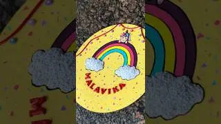 Full Video kando ? #iamreshvi #dailyshorts #lippanmirrorart #nameboard #craft #stickynotes #handmade