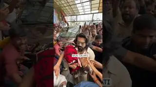 ￼ It is wrong for the fans to do this it's hospital and Ram Charan holding the baby! A X #ramcharan