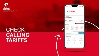 My Airtel App - Tariffs Coverage